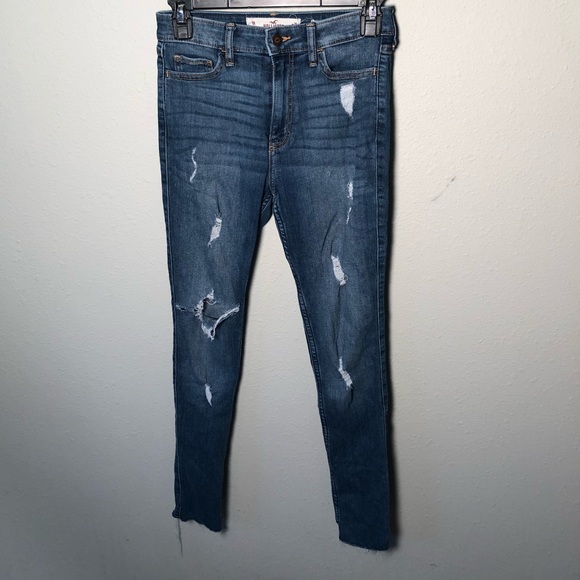 HOLLISTER HIGH RISE JEANS - Picture 2 of 4